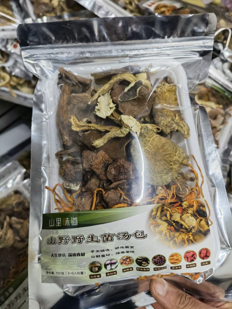 云南楚雄哀牢山野生菌汤包