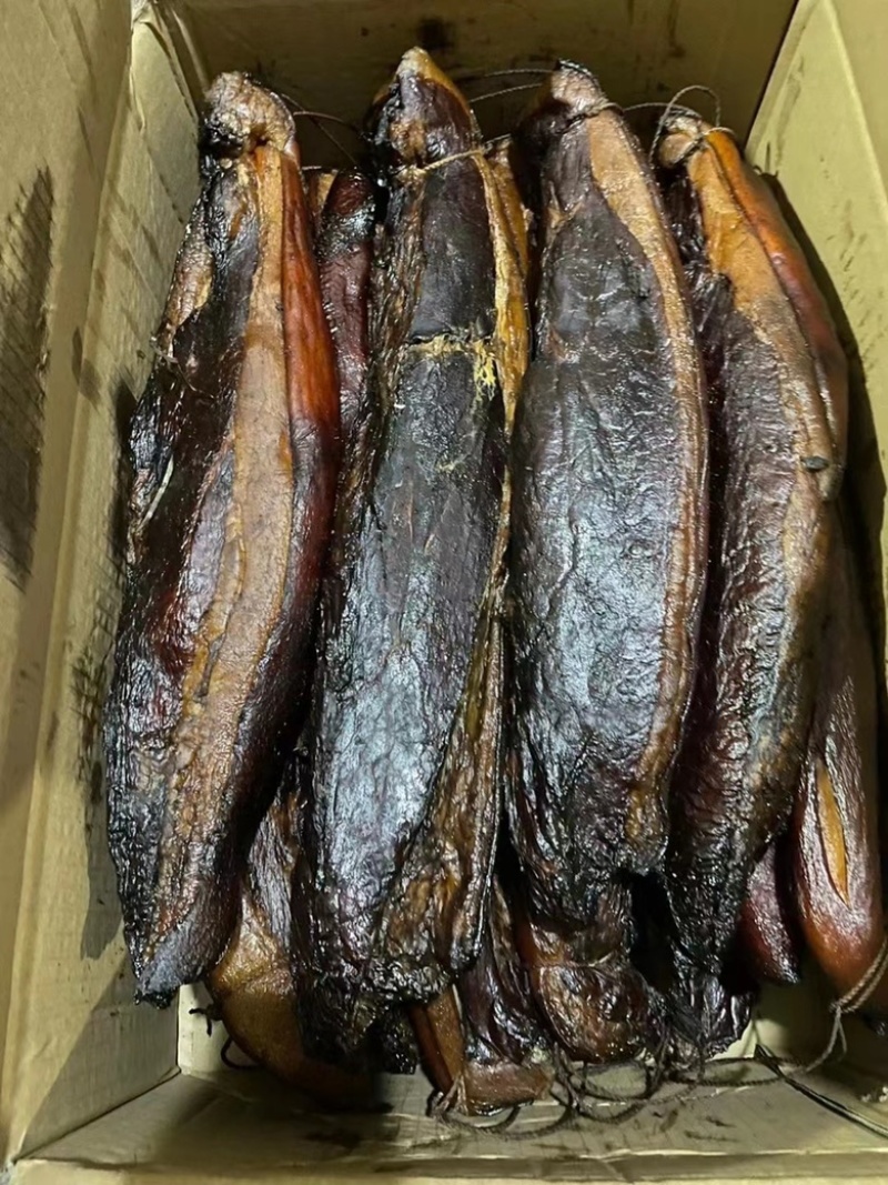 烟熏全干二刀腊肉（量大从优，厂家一手货源）