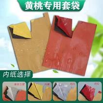 黄桃冬桃水果套袋纯木浆复合纸双层防虫防雨杀菌
