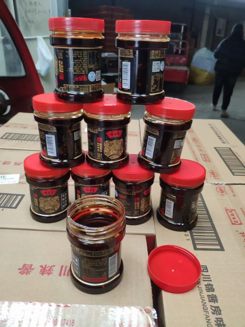 特色风味香辣豆豉辣椒酱四川原味豆鼓下饭菜地摊热销产品