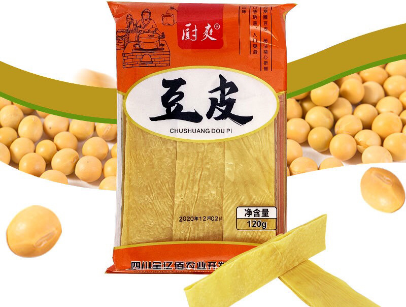 油豆皮火锅食材凉拌鲜腐豆皮