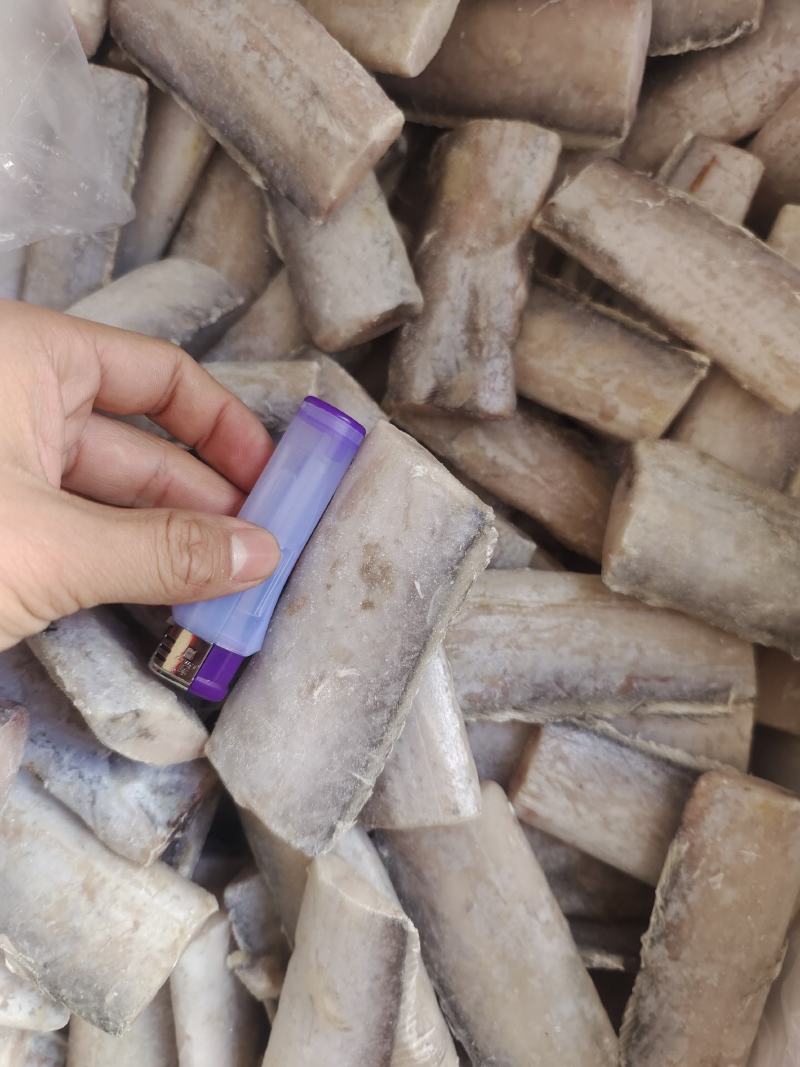 刀鱼段，带鱼段薄冰衣各种规格，需要联系，价格便宜