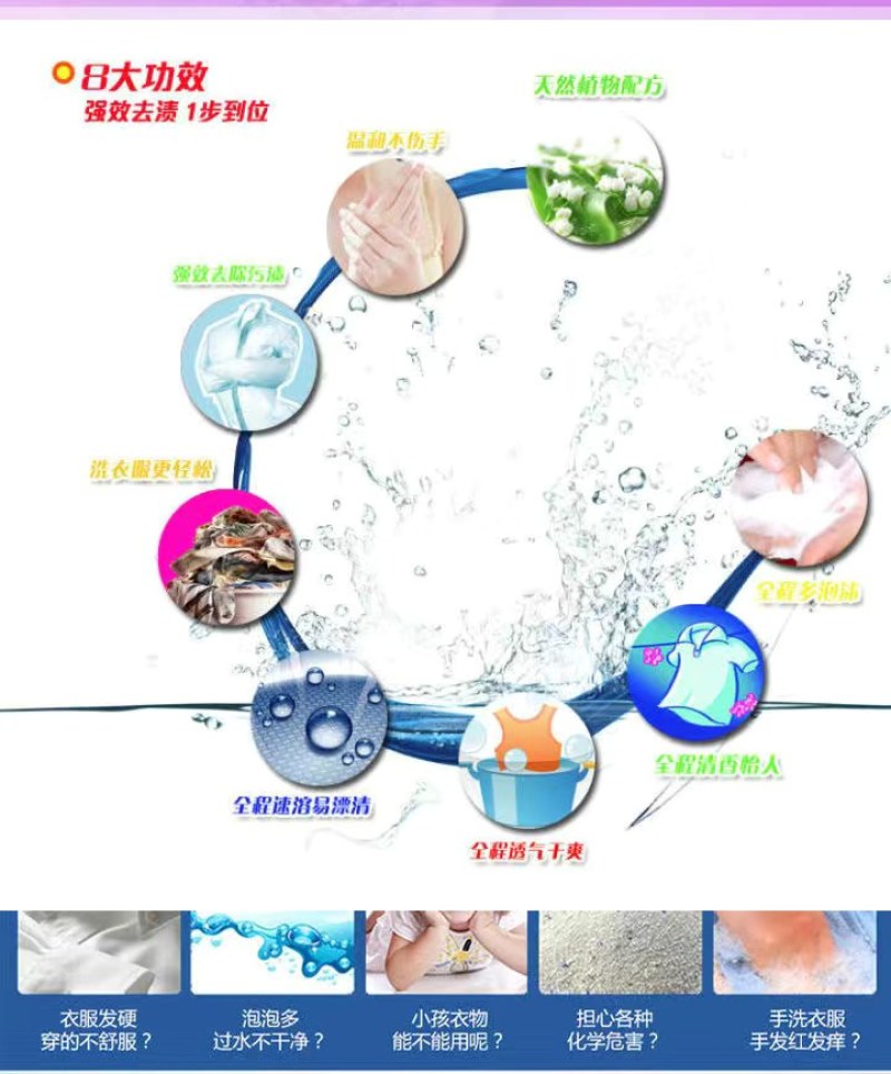 【10斤去渍王洗衣粉】正品包邮家用家庭装批发价大袋装