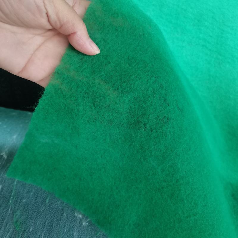 草绿土工布针刺无纺布涤纶土工布养护土工布规格