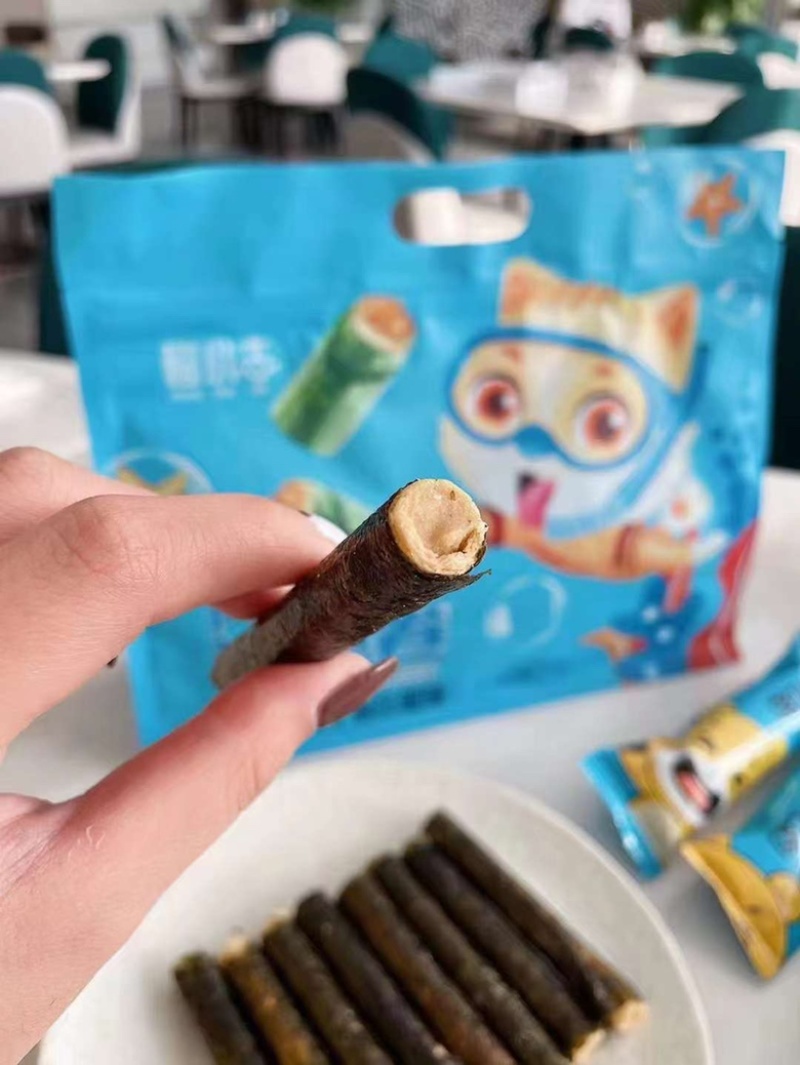 社区团购5.5元一包海苔卷厂家直销