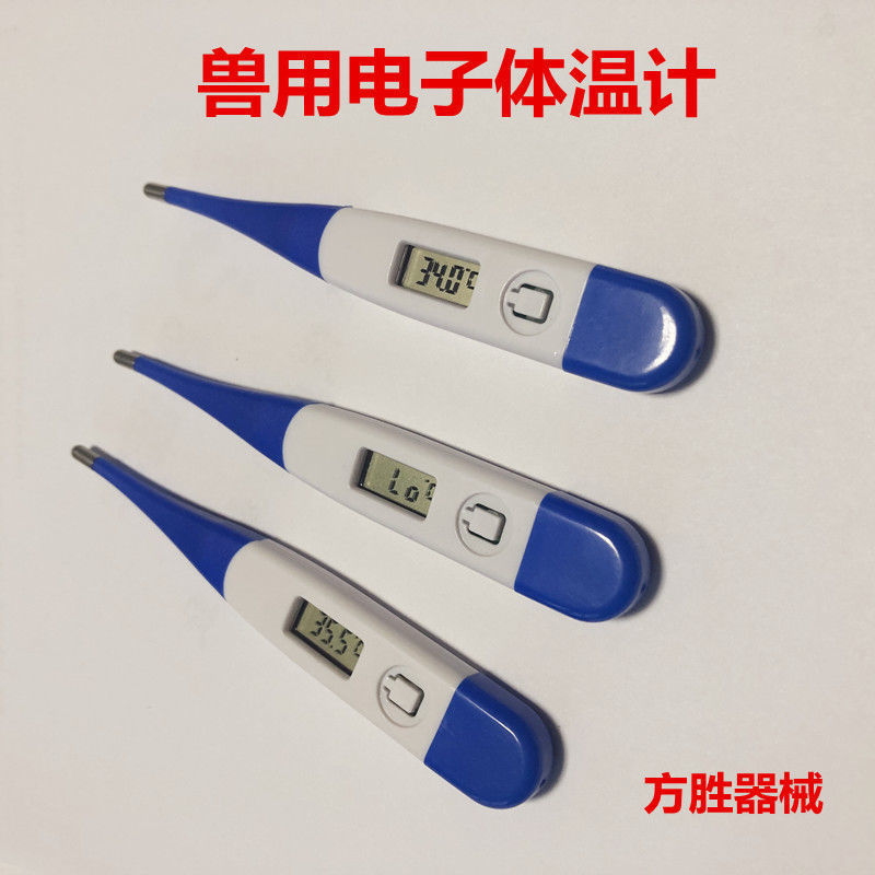 软头兽用电子体温计猫咪狗宠物牛羊猪肛门测体温养殖温度计高