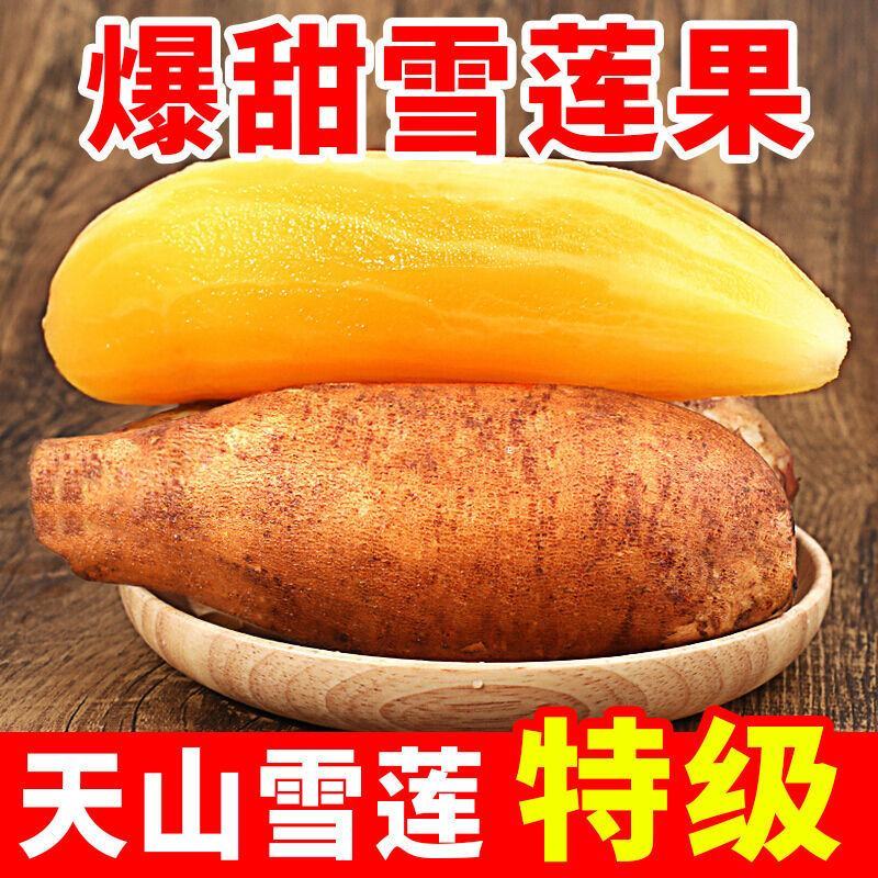 云南天山雪莲果黄心高山红泥新鲜水果对接商超批发一件代发