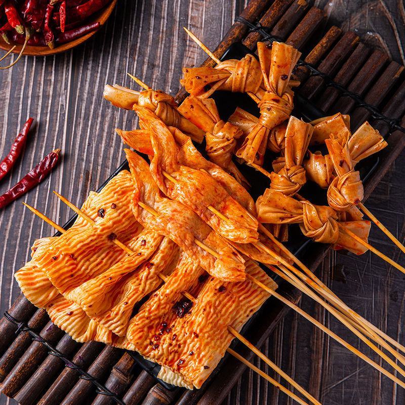 包邮豆干串人造蛋白肉大豆制品干货豆腐豆皮串