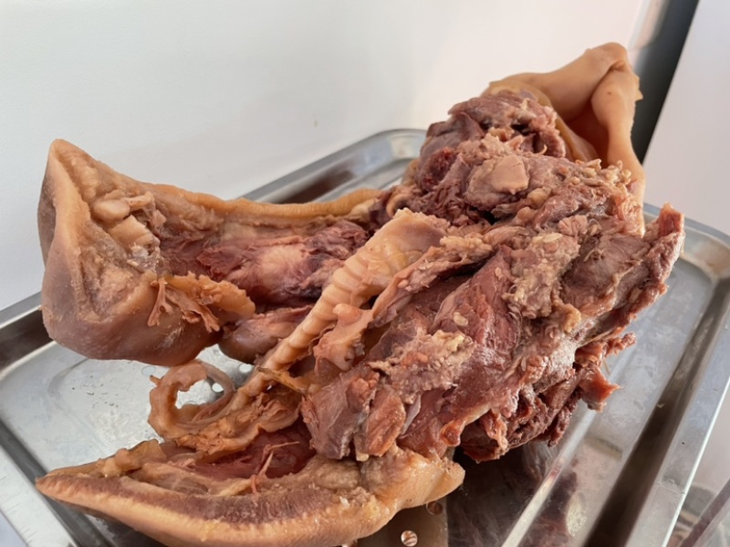 全熟带耳猪头肉一手货源基地直发诚信经营质量保障可视频看货