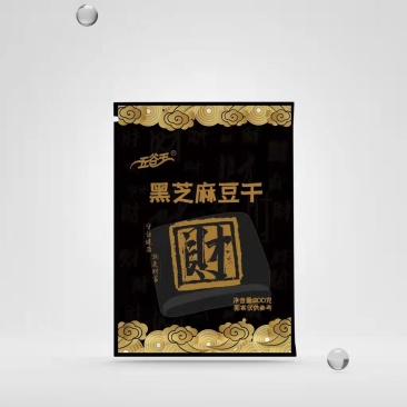 五谷王黑芝麻豆干