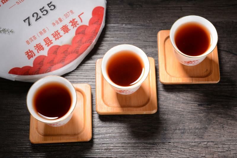 班章老树茶厂7233熟茶班章老树发酵357克包邮