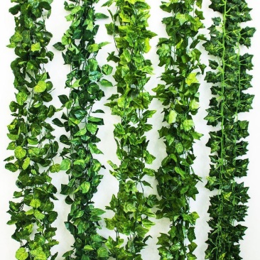 假花绿叶仿真藤条葡萄叶假树叶塑料藤蔓植物吊顶装饰花藤树藤