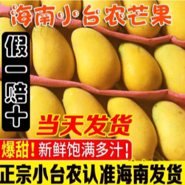 【台农芒】海南精品芒果小台农产地直发精美盒装一件代发