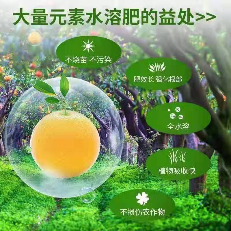 大量元素水溶肥，促进花芽分化，叶片发绿，补充营养元素源沃