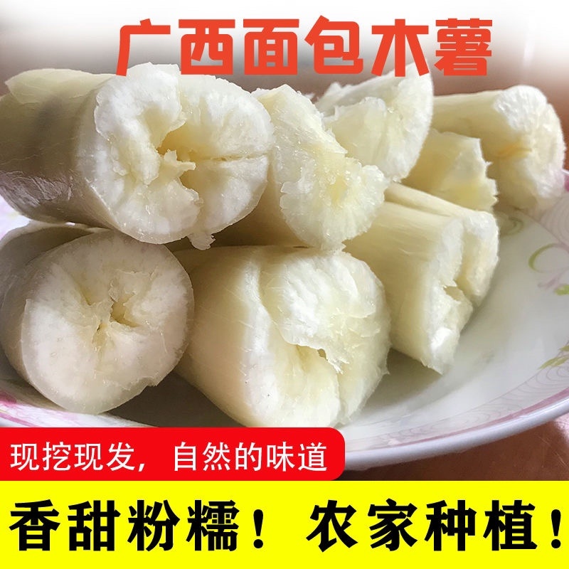 一件代发广西木薯红皮木薯新鲜白肉包邮