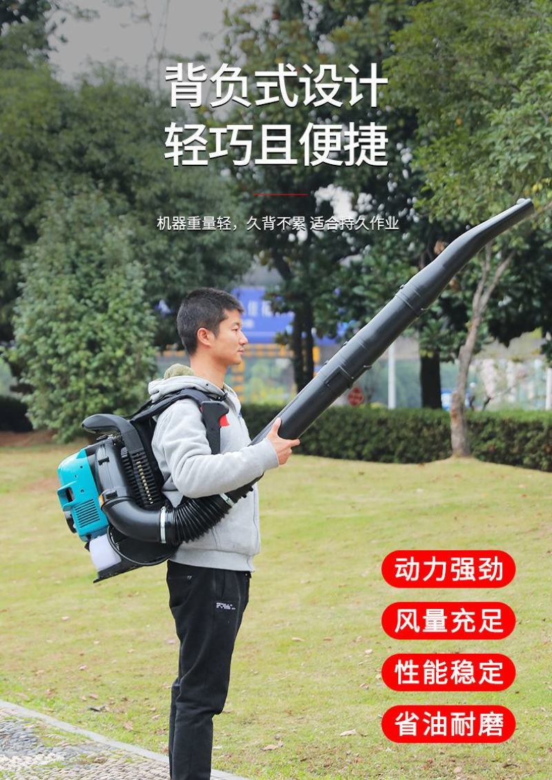 四冲程大功率背负式吹雪机汽油吹风机落叶工地消防灭火鼓风机