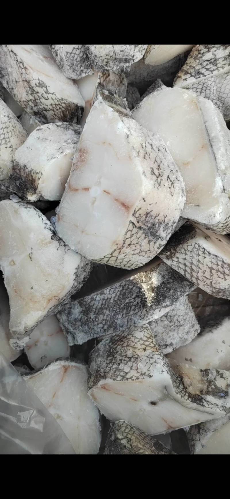 鳕鱼块，深海鳕鱼，一箱19斤，有需要的老板联系我