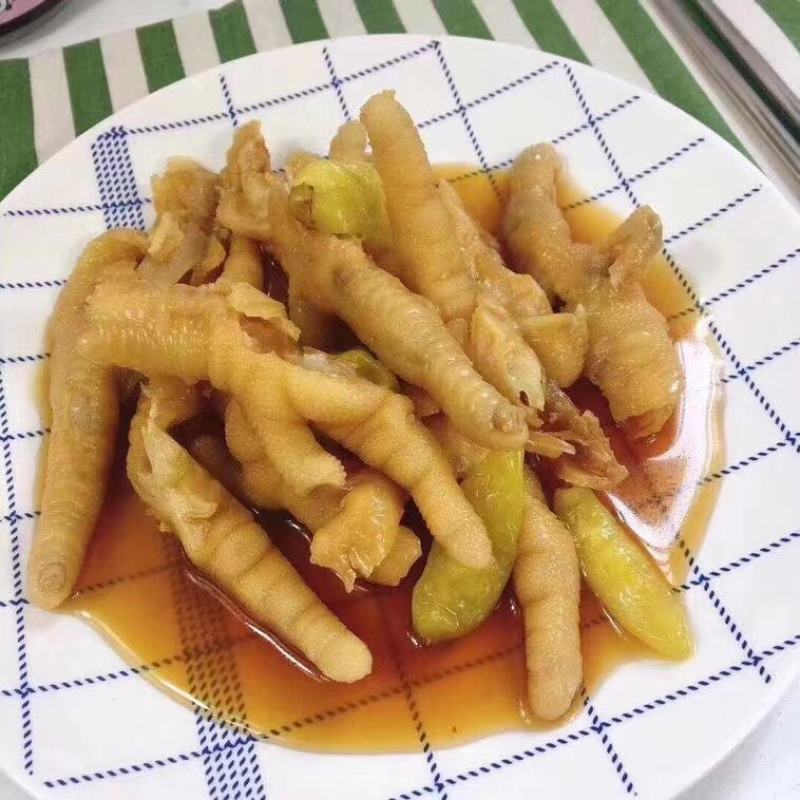 农家醋泡凤爪追剧休闲零食380克/罐批发，一件代发