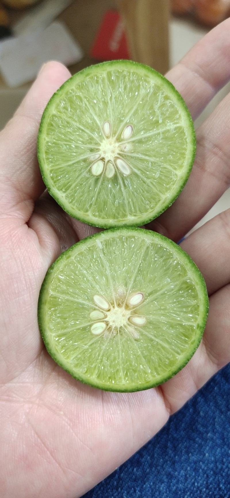 泰国餐用小青云南小青柠檬皮薄汁多单个30-60克新鲜时令