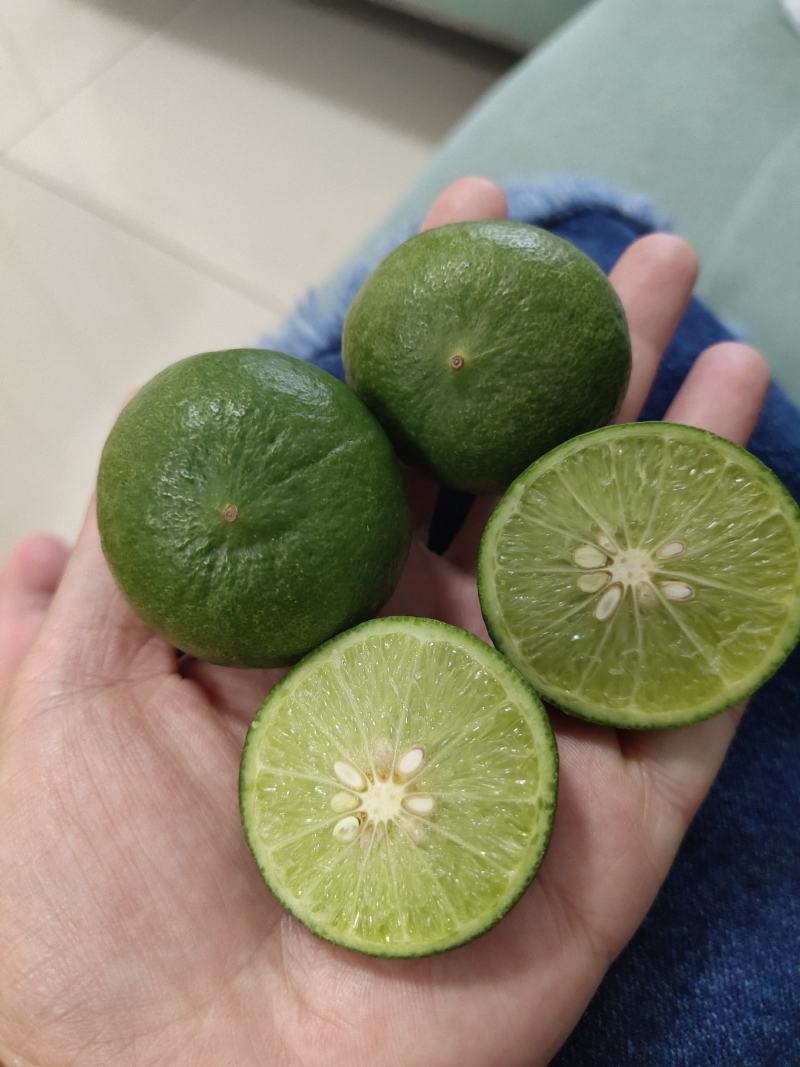 泰国餐用小青云南小青柠檬皮薄汁多单个30-60克新鲜时令