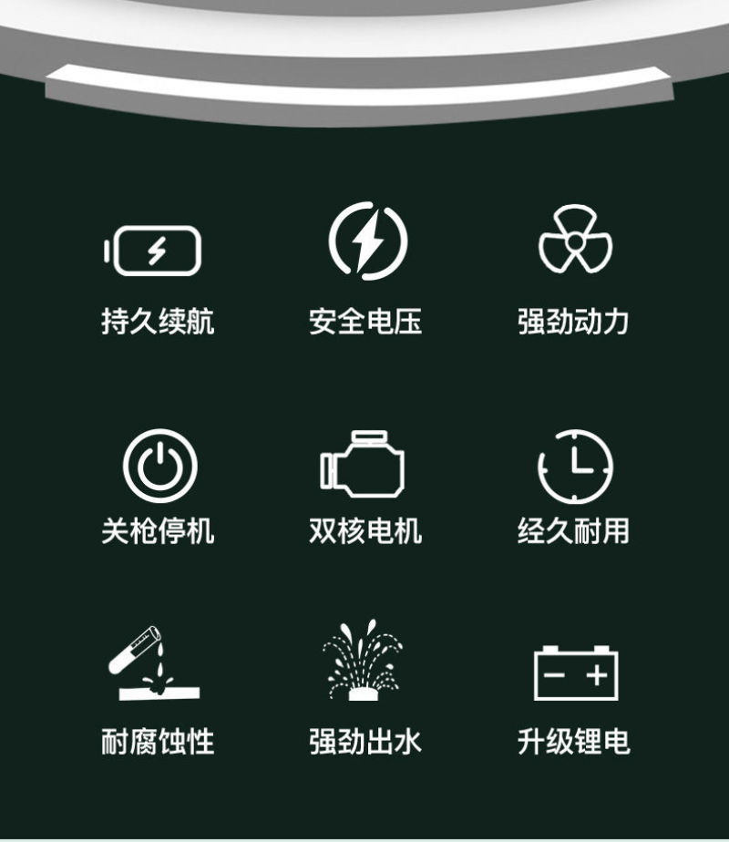 超农力锂电小型充电式抽水泵浇菜神器浇水机农用灌溉家用户外