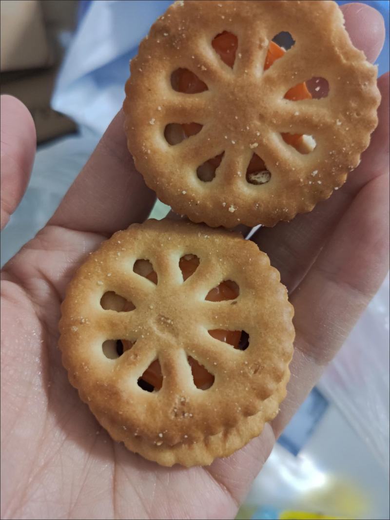 【整箱4OO片】果酱夹心饼干早餐糕点儿童休闲零食小吃独立