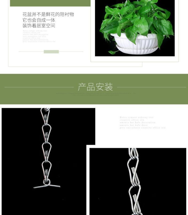 吊兰花盆绿萝花盆树脂塑料加厚吊兰盆阳台绿植盆挂壁厂家批发