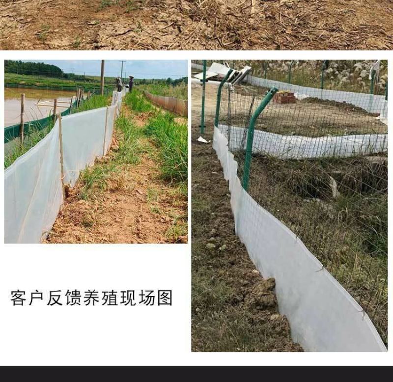 小龙虾养殖防逃膜防逃网甲鱼大闸螃蟹防逃膜围网