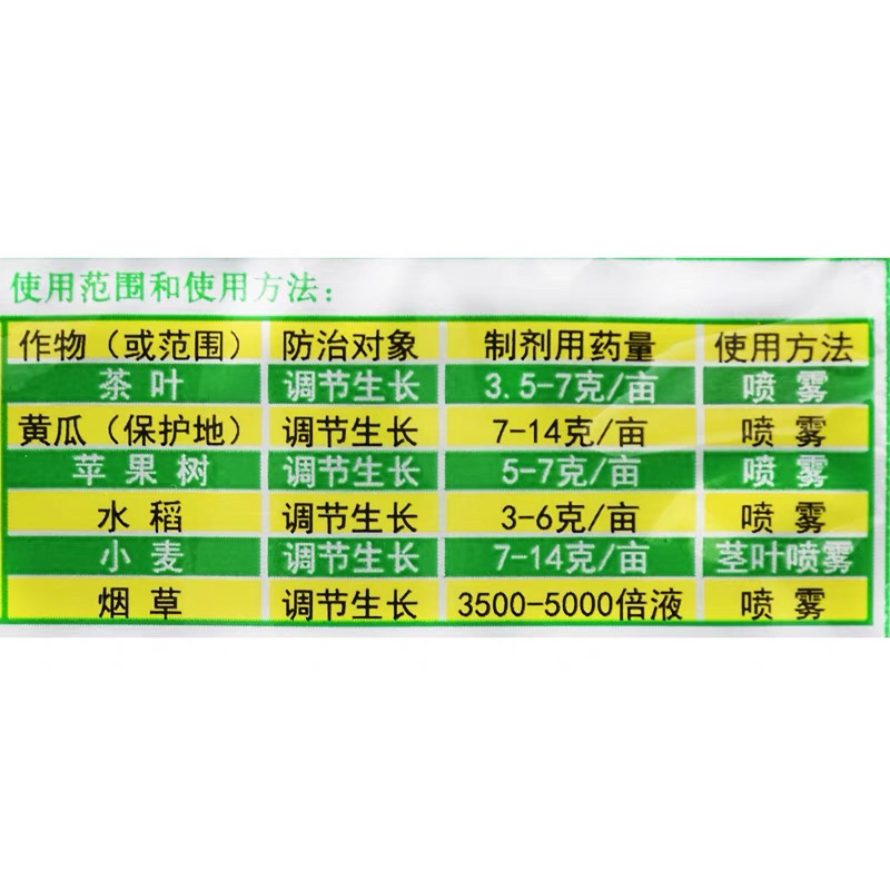 碧护0.136%赤·吲乙·芸苔保花保果解药害调节剂3克
