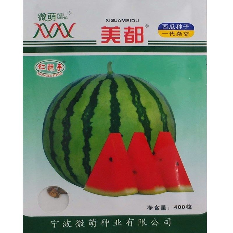 浙江宁波美都西瓜种子京西瓜种麒麟西瓜
