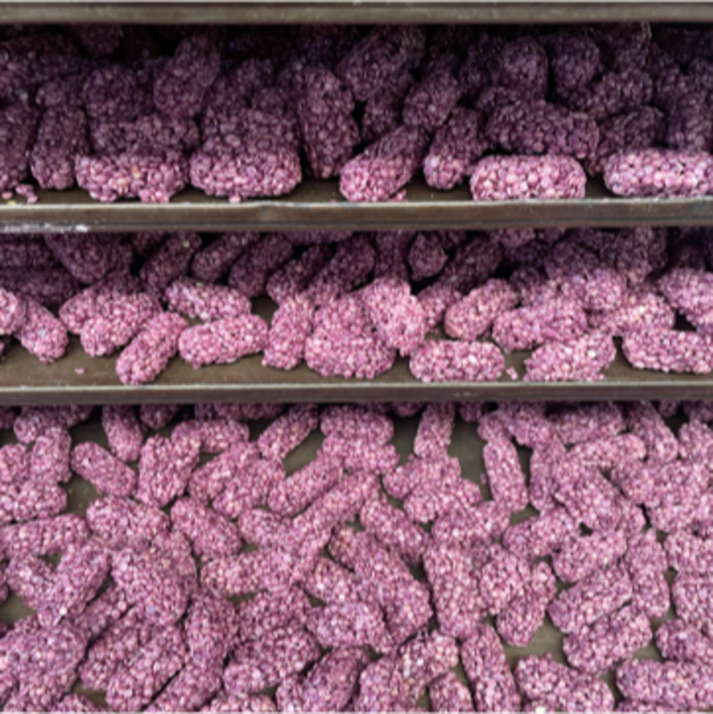 紫薯燕麦酥膨化食品米花糖休闲食品厂家直销
