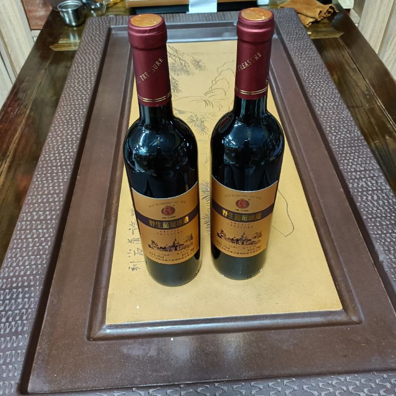 大兴安岭野生蓝莓冰酒750ml/瓶产地直销生产厂家