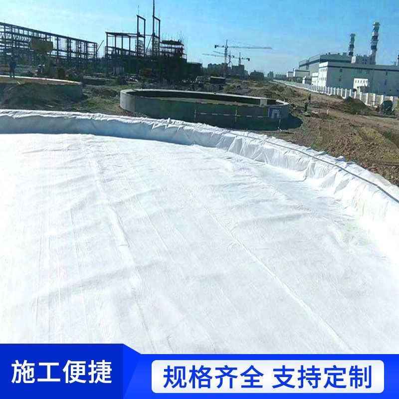 【用于6米水深】复合土工膜鱼塘鱼池防渗膜防水布两布一膜
