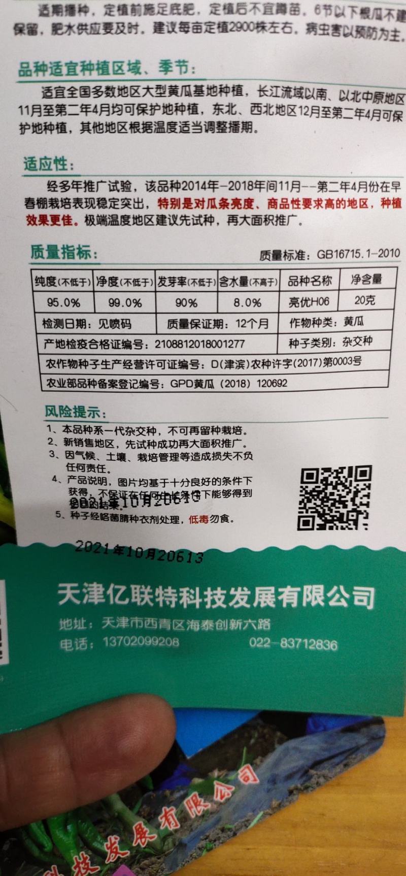 黄瓜种子H06种腰瓜长33厘米左右短把密刺皮色黑亮