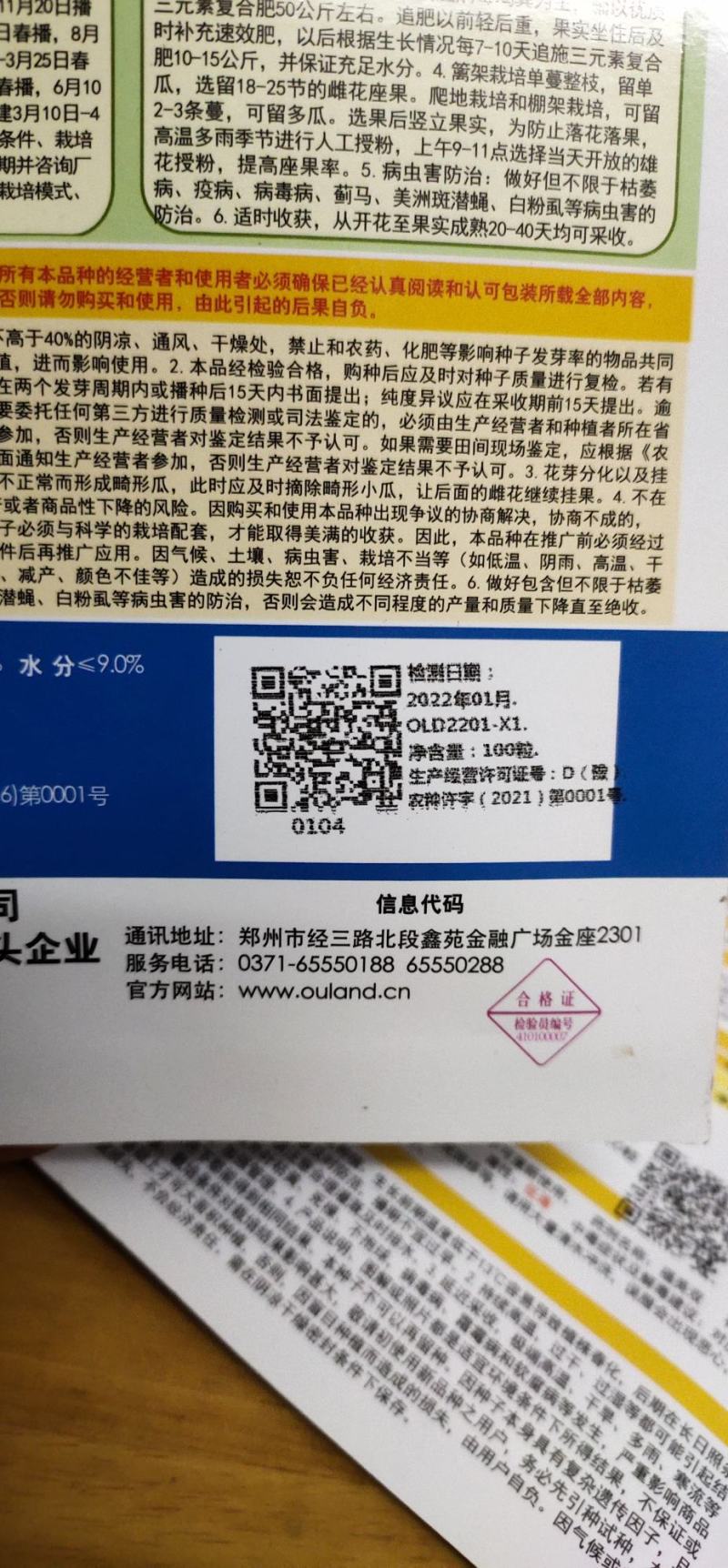 冬瓜种子代粉皮小冬瓜新品种，早熟，植株长势稳健，