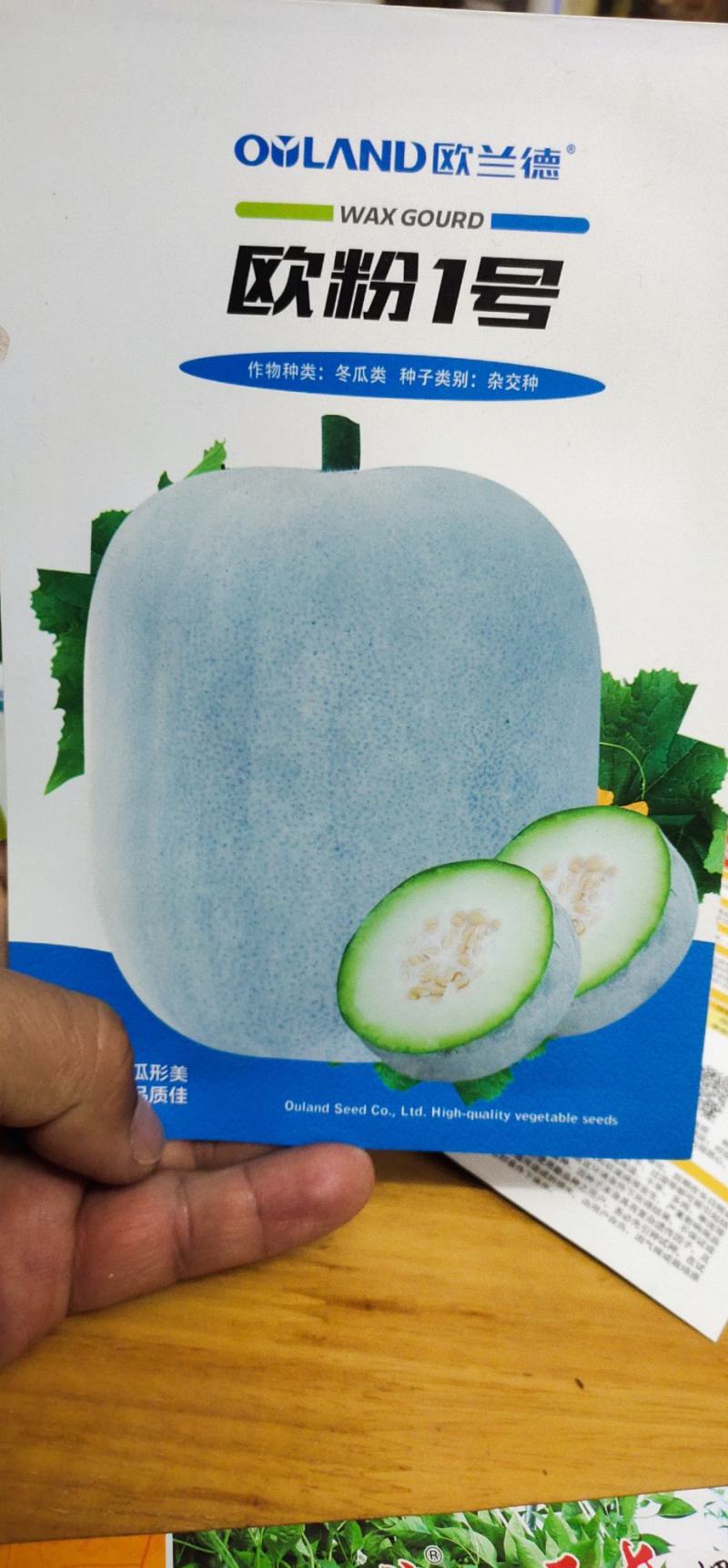冬瓜种子代粉皮小冬瓜新品种，早熟，植株长势稳健，