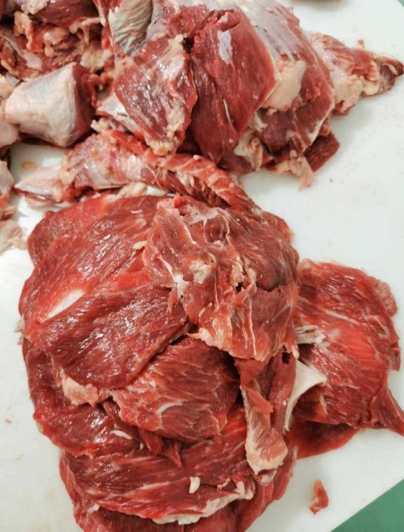 纯干牛碎肉色味俱全肉香浓郁可烹饪可做肉馅