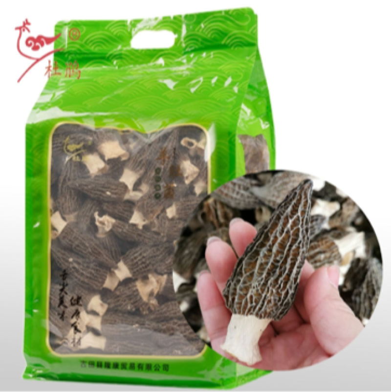 杜鹃云南羊肚菌干货850g人工剪柄无砂石食用菌
