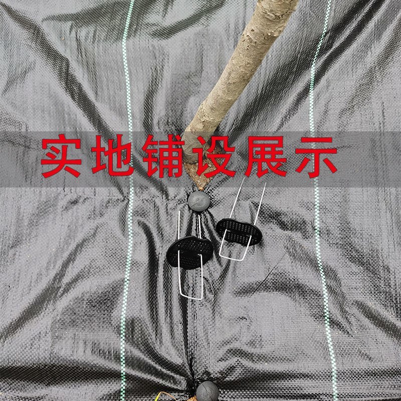 厂家直销切片打孔防草布除草布园艺地布1米1.2米1.5米