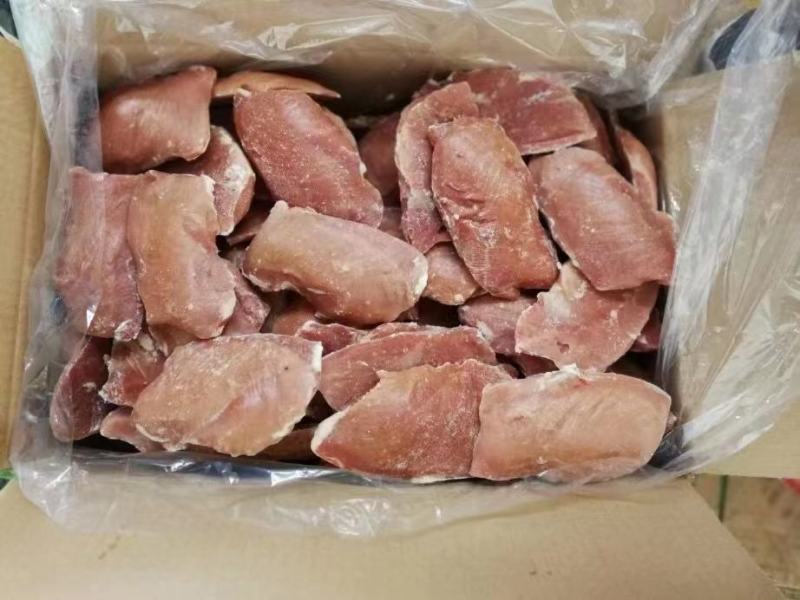 去皮鸭胸厂家直销价格便宜，鸭副产品大量供应