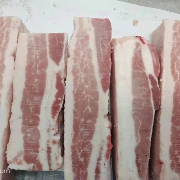 标猪去皮五花肉条可定做