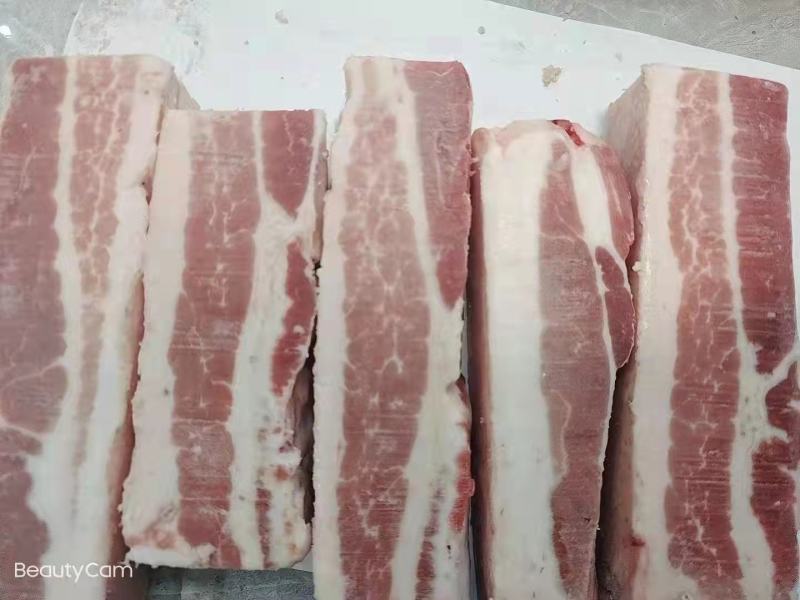标猪去皮五花肉条可定做