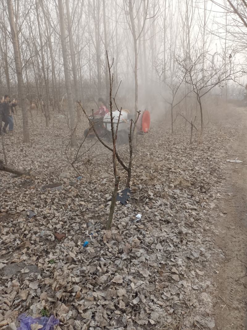果园风送打药机自走式双动力风送打撒药机