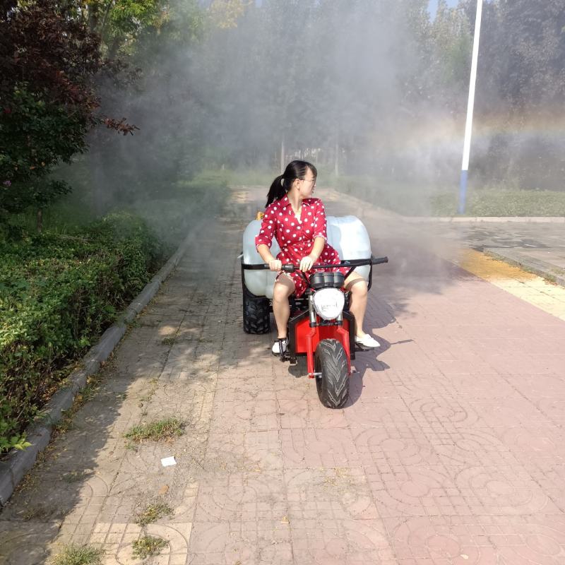 果园风送打药机自走式双动力风送打撒药机