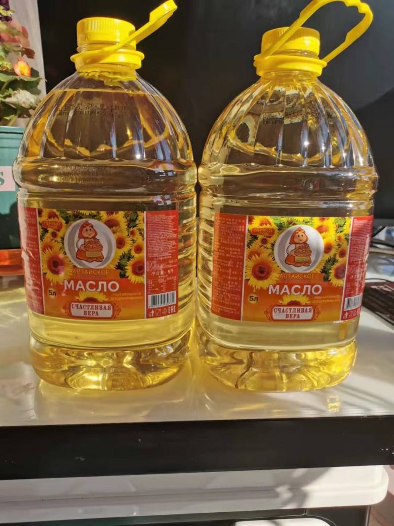 快乐葵花籽油进口葵花油手续齐全检验报告一应俱全