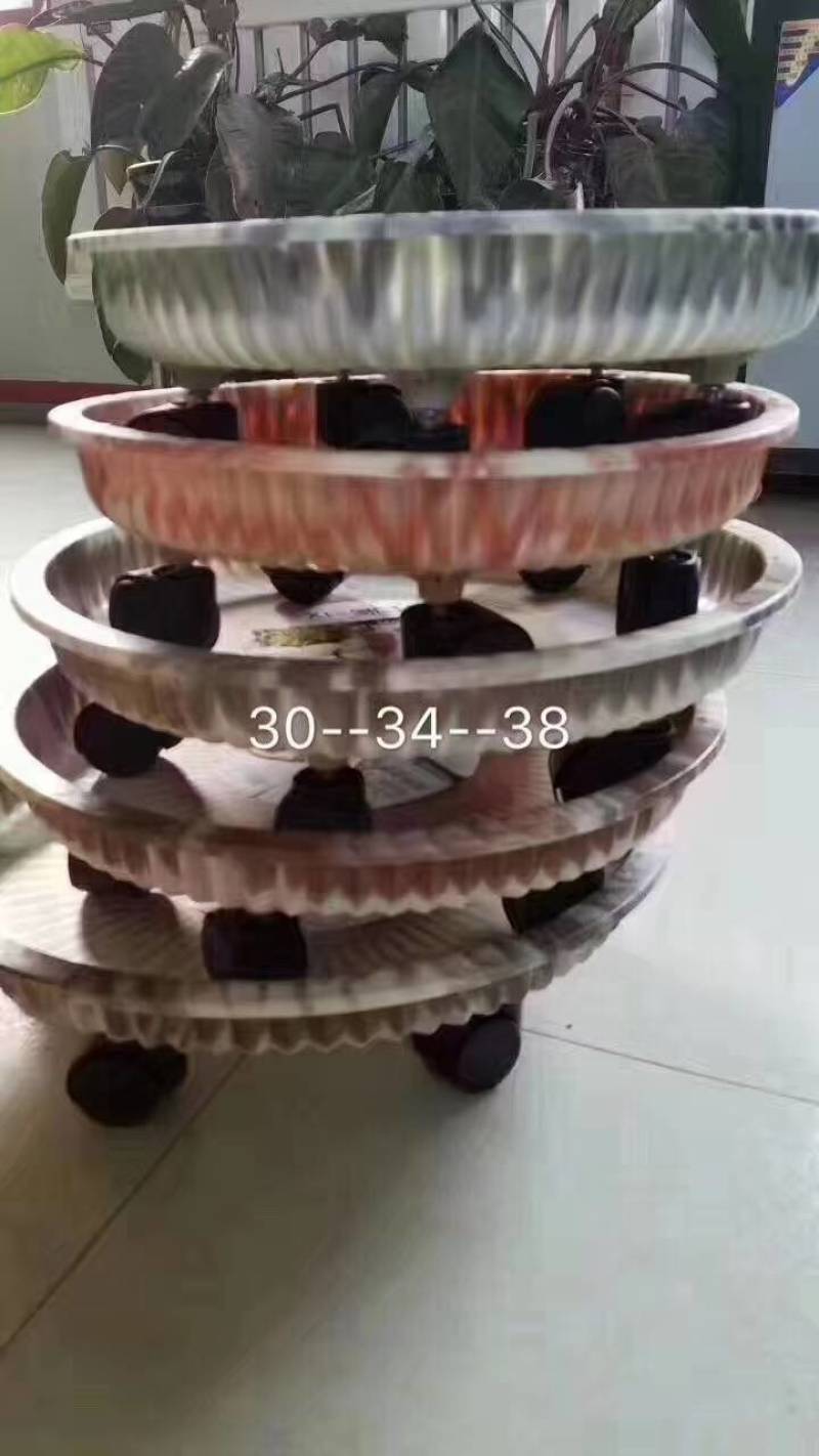 花盆，陶瓷盆，多肉盆批发，各种型号托盘，轮拖