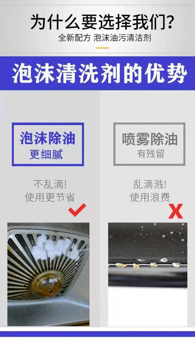 金沐羽油烟净厨房油污净500ml新老款机发货