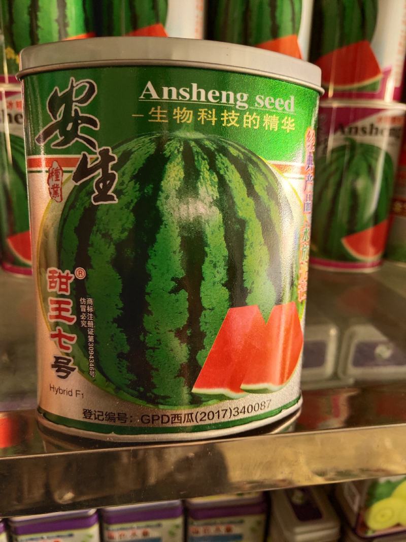 安生甜王七号西瓜种子，全生育期85天左右