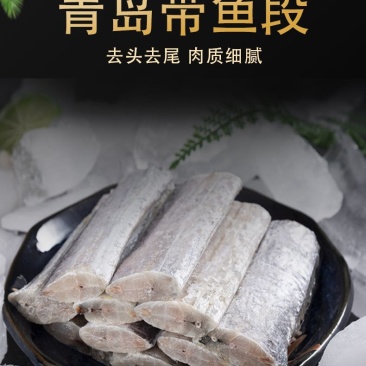 【包邮】5斤净重无冰带鱼中段青岛深海捕捞小眼带鱼特价