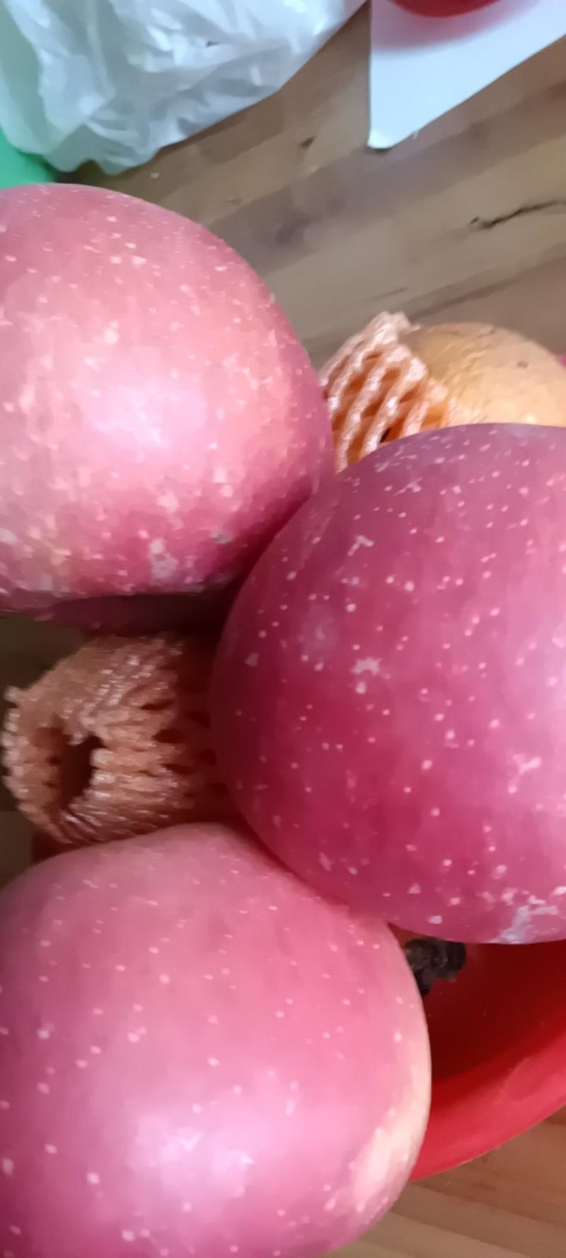农民自种的新鲜清甜的小苹果。9.5一10斤一件包邮。